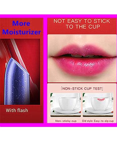 Go Ho Blue Magic Lipstick Shimmer Color Changing Lip Balm for Women 0.12oz - Nutritious Tinted Lip Stain - Labiales Magicos - Moisturizing Lasy Lipstick - 1 PC Magic - Buy Online on GoSupps.com