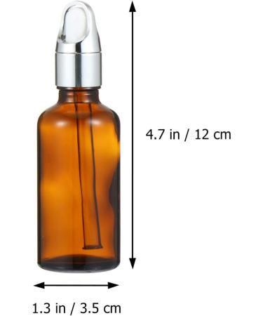 Milist 10th Essential Oil Glass Dropper Bottle - Travel-Friendly Tincture Storage | Perfect for Essentials & DIY Oils - Buy Online on GoSupps.com