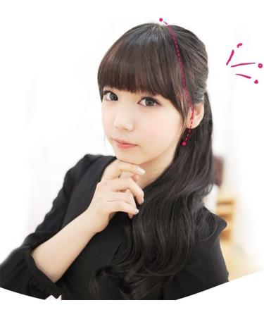 Bangs Bangs Hair for Women Bangs Hair Clip Extension Brazilian Human Hair Blunt Bangs Clip In Thick Natural Hair Extension Non-Remy Clip-In Neat Bang Hairpieces for Women Curved Bangs for Daily Wear 1B Black 12g T - Buy Online on GoSupps.com