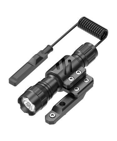 Feyachi FL14 Mlok Flashlight 1200 Lumen Flashlight with mLok Rail Mount for Outdoor and Pressure Switch Included