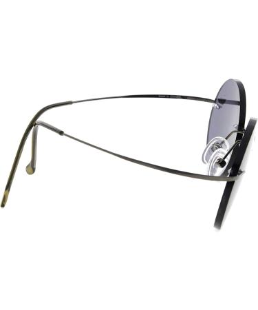 Eyekepper Titanium Rimless Round Reading Sunglasses +1.50 Grey Lens - Sunshine Readers - Buy Online on GoSupps.com