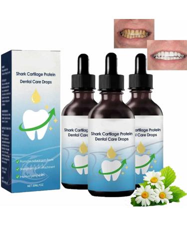 Dental Regrowth Drops Tooth Serum Whitening Color Correcting Tooth Serum Tooth Serum Correcting Stain Removal Easily Rejuvenate Gums Gum Protection and Dental Care Painless No Sensitivity (3PCs)