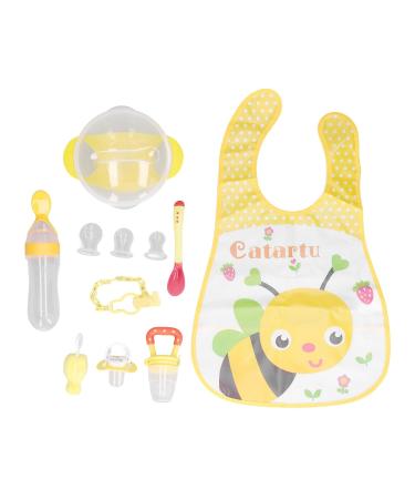 Vcedas 10-Part Baby Food Donor-Pacifier Set | BPA-Free Silicone Infant Fruit Feeder - Safe for Fruits Milk & Vegetables - Buy Online on GoSupps.com