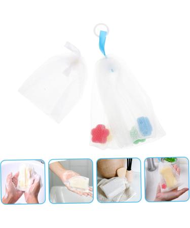 MAGICLULU 2pcs Foaming Net Exfoliating Net Pouches Soap Soap Meshes Soap Saver Pouches Making Pouches Foaming Exfoliating Soap Net Soap Foaming Pouches - Buy Online on GoSupps.com