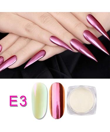 Shanrya Nail Pigment Powder Nail Art Decoration Stylish Appearance for Home Woman(E3) - Buy Online on GoSupps.com