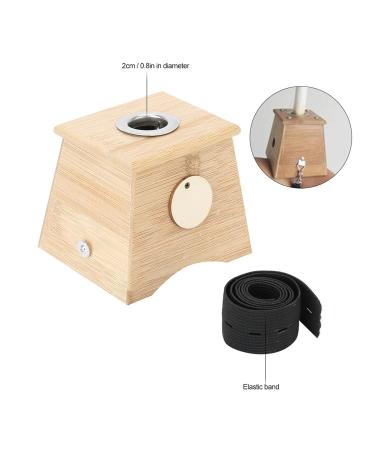 Massage Moxibustion Box - Bamboo Moxa Roller & Tool | 10x10x9 Single Hole for Optimal Relaxation - Buy Online on GoSupps.com