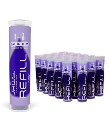 JAWS Foaming Bathroom Cleaner Refill Pods. Box of 24. Refillable Cleaning Supplies.