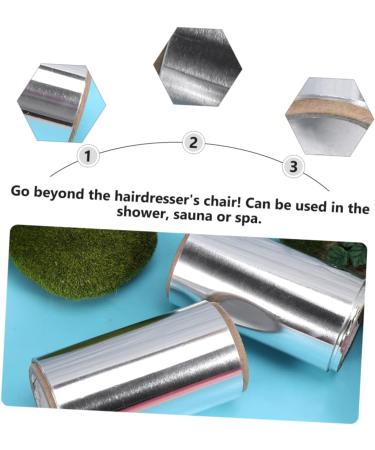 Veemoon 2rouleaux Aluminium pour Coloration Capillaire Outil de Permanente Modelage pour Salon de Coiffure - Buy Online on GoSupps.com