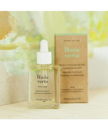  Manucurist Manucurist Green Nail Oil - Cuticle Oil - Nourishes and Regenerates Nails and Cuticles - Promotes Growth - Blend of 6 Oils - 99% Bio-Sourced - Nail Care - 15ml Bottle - Buy Online on GoSupps.com