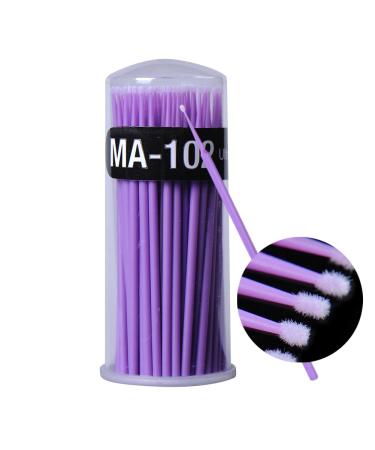 100 Pcs Microbrush Cleaning Sticks for Eyelash Extensions - Yellow/White/Blue/Green Accessories - Buy Online on GoSupps.com