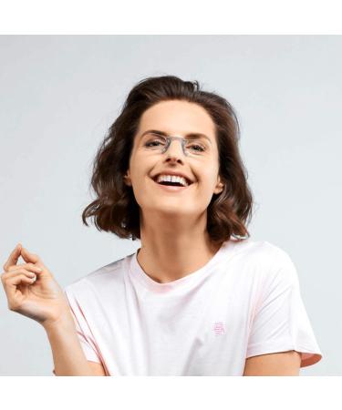 Nooz Templeless Reading Glasses Unisex - Portable Rectangular Design in 6 Colors & 5 Diopters - Silver 2.0x - Buy Online on GoSupps.com