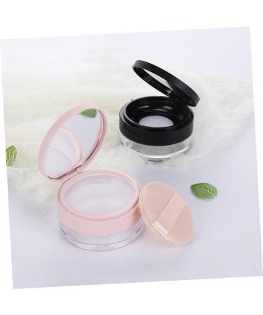 FOMIYES 1pc Box Cosmetic Travel Containers Travel Cosmetic Powder Case Loose Powder Puff Compact - Buy Online on GoSupps.com
