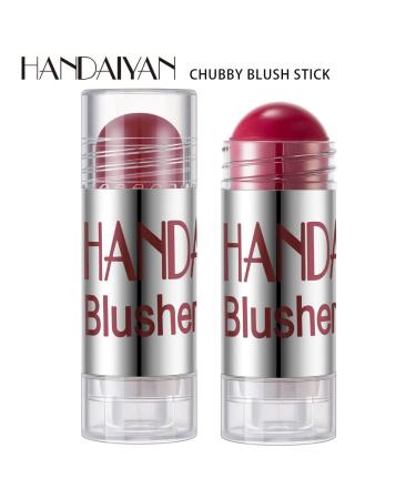 Handaiyan Moisturizing Rouge Blusher Stick - Natural Three-Dimensional Highlighter for Soft Skin (B) - Buy Online on GoSupps.com