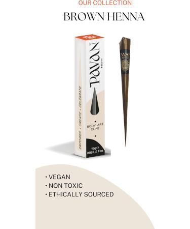 Original Brown Henna Single cone - Buy Online on GoSupps.com