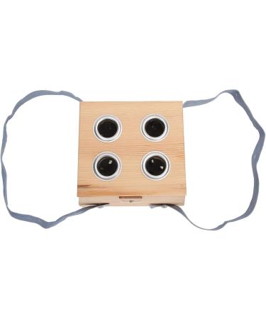 Buy Adjustable Temperature Moxibustion Box - Wooden Moxibustion Therapy Healing (4 Holes) | International Shipping - Buy Online on GoSupps.com