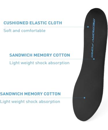 Buy Skechers Men's Shoe Insoles - Memory Foam Inserts for Comfort & Shock Absorption | Lightweight & Replacement (US Men 9 - EU 42 - Buy Online on GoSupps.com
