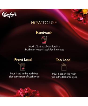 Comfort Perfume Deluxe Fabric Conditioner 850 mL | Luxury After Wash Liquid Softener for Softness Shine & Lasting Freshness | International Shipping Available - Buy Online on GoSupps.com