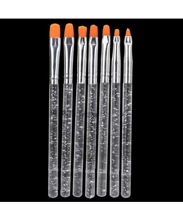 Nail Art UV Gel Extension Pen Set - 7pcs Professional Manicure Tool for Stunning Nail Designs | International Shipping - Buy Online on GoSupps.com