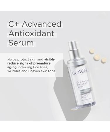 Glytone Age-Defying C+ Advanced Antioxidant Serum - Collagen-Boosting Formula for Fine Lines and Wrinkles - 1 fl. oz. - Paraben-Free & Fragrance-Free - Buy Online on GoSupps.com