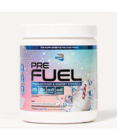 Believe Supplements Pre Fuel - Ultimate All-in-One Pre-Workout with 200mg Caffeine Laser Focus Muscle Fullness - Boost Energy Endurance and Performance - Gym and Fitness Enhancement - Alpha-GPC Creatine Beta-Alanine(White Slushie) - Buy Online on GoSupps.com
