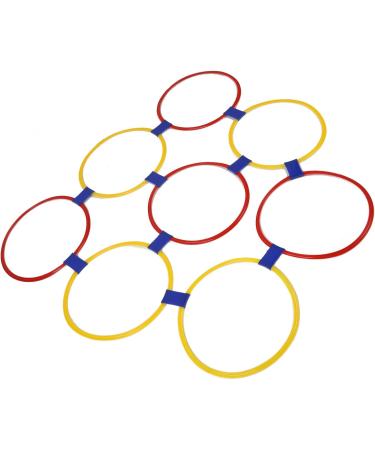 Sensory Training Hoops Hand Foot Coordination Balance Exercise Free Combination 10pcs Eco Friendly Hopscotch Hoop for Jumping Activities Dia 47cm / 18.5in - Buy Online on GoSupps.com