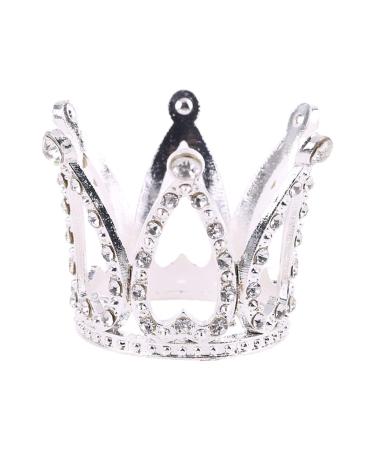 Silver Newborn Crown Little Baby Photo Props Photo Shoots Baby Shower Accessories Tiara Headpiece