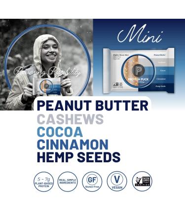 Protein Puck Mini Bars Variety Pack Case of 12 - High Protein Vegan Snacks | Gluten-Free, Non-Dairy, Non-GMO Breakfast Bar - Plant-Based Healthy Snacks - Buy Online on GoSupps.com