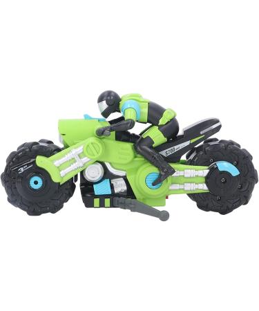 Remote Control Motorcycles RC Motorcycle 360 Degree Stunts Sturdy Body and Transmitter 114.8ft Remote Control Distance for Outdoor Green - Buy Online on GoSupps.com