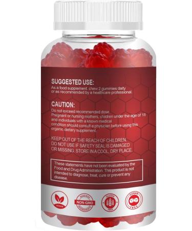 Creatine Monohydrate Gummies 4000mg - 60 Chewable Strawberry Flavoured for Pre Workout | Men & Women | Gym Supplement | Keto Vegan | 1 Month Supply - Buy Online on GoSupps.com