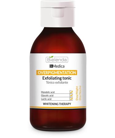 Bielenda Dr Medica Overpigmentation Peeling Tonic helps reduce skin discoloration and blemishes 250 ml