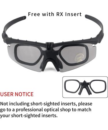 ToopMount Sports Goggles: Anti-Fog Sunglasses with 3 Interchangeable Lens - Black - Buy Online on GoSupps.com
