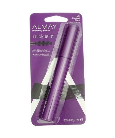 Almay One Coat Thickening Mascara Blackest Black 401 - 0.26 oz - Buy Online on GoSupps.com