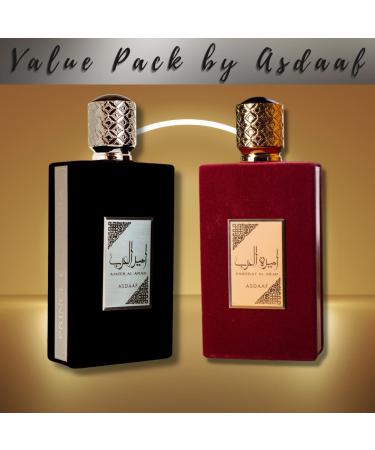Asdaaf Ameer Al Arab and Ameerat Al Arab EDP 100ML (3.4Oz) Value Pack (VALUE PACK) - Buy Online on GoSupps.com