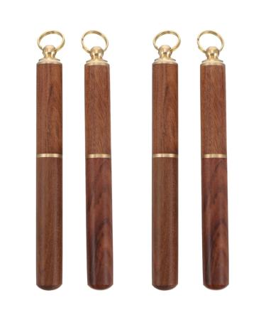 Healifty 4 Pcs Ear Spoon Ear Curette Hanging Ear Spoon Ear Wax Cleaner Keychain Spoon