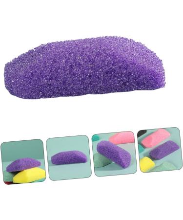 FRCOLOR Pumice Stone Nail Wood Stick Foot File for Dead Skin Foot Scrubber Stone Remover Dead Skin for Body Skin Remover File Pedicure Stone PU Purple Double-Sided - Buy Online on GoSupps.com
