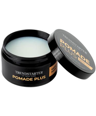 TRENDSTARTER Pomade Plus 4oz - Medium Hold & Shine Flake-Free Water-Based Hair Gel for All Hair Types - All-Day Styling Solution - Buy Online on GoSupps.com