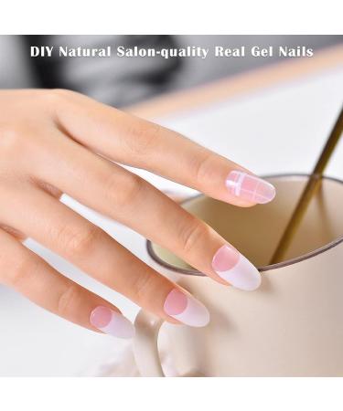 Semi Cured Gel Nail Strips - Self-Adhesive French Tip Manicure Wraps for Long Lasting Results - UV/LED Lamp Required - Buy Online on GoSupps.com