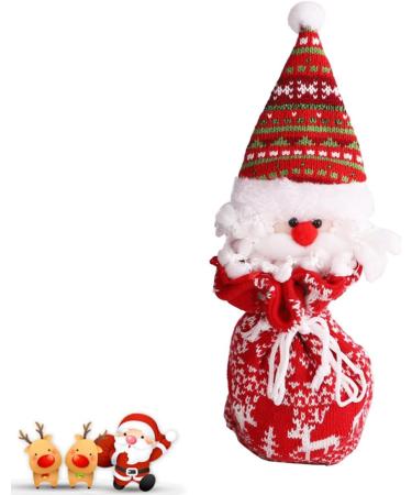 LABRIMP 1pc Storage Bag Portable Kids Child Christmas Candy Hanging Claus Santa Adorable Bags Ornament - Buy Online on GoSupps.com