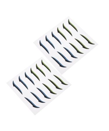 Healeved Healeved 12 Pairs Eyeliner Stickers Reusable Double Eyelid Tapes Eye Makeup Stickers