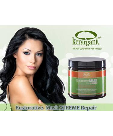 Kerarganic Restorative Mask Repair 473ml - Deep Conditioning Treatment for Damaged Hair | International Shipping Available - Buy Online on GoSupps.com