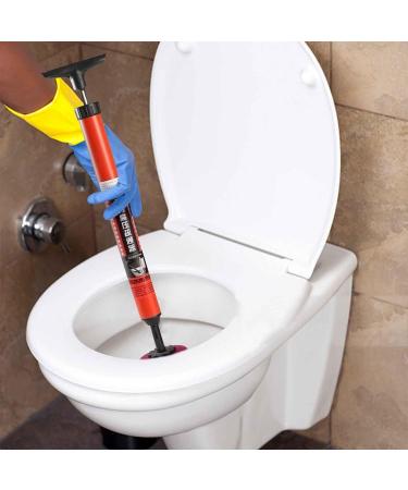 Toilet Unclog High Pressure Toilet Unblock Shot Sealing Pipelines Pipe Strong P1O1 Dredging Toile Plug Resilience Plunger (pink) - Buy Online on GoSupps.com