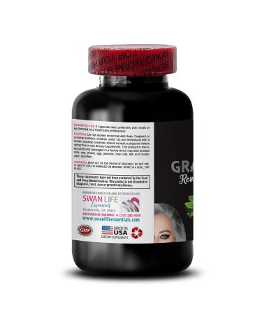 Hair color boost - GRAY HAIR REVERSE - Vibrancy restore Color refresh Lively hair Hair brilliance Natural shade Color vitality Hair pigment renewer Fresh tone 2 Bottles 120 Capsules - Buy Online on GoSupps.com