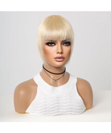 Bangs Hair Clip Clip In Bangs 100% Human Hair Extensions Blonde Bangs French Thick Bangs Clip On Bangs Hair Hairpieces for Women Daily Easy Wear Bangs Clip in Hair(Color:HLH1005-5) Blunt Bangs HLH1005-5 - Buy Online on GoSupps.com