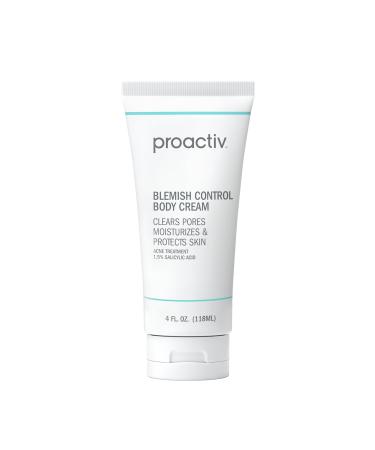Proactiv Blemish Control Body Cream - Exfoliating Salicylic Acid Clears Breakouts. Formulated for Acne-prone Skin 4 fl oz