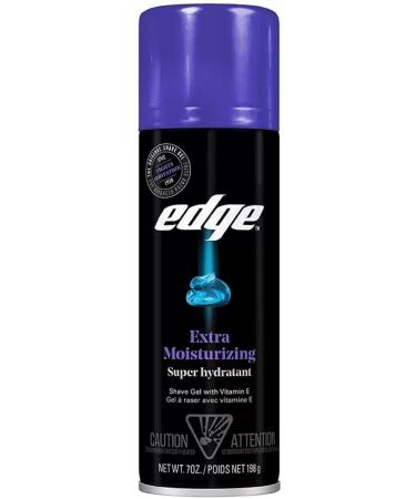 Edge Extra Moisturizing Shave Gel for Men 7 Ounce