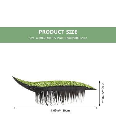  minkissy 16 Pairs False Eyelash Stickers Eyelash Stickers Eyeliner Stickers for Girls' Eyes Cosmetics False Eyelashes Green Ribbon Green Eyelash Stickers Decorate Plastic - Buy Online on GoSupps.com