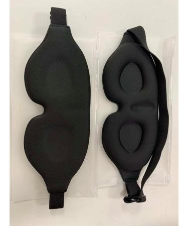Smart A1 Sleep Mask for Men & Women - 3D Contoured Black Eye Mask for Full Light Blocking Comfortable Night Blindfold - Buy Online on GoSupps.com