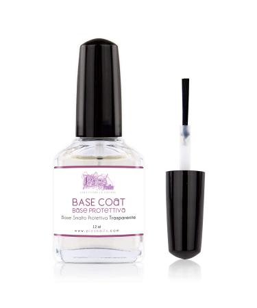 Base Coat Protective Nail Polish 12ml Quick Drying - Shiny Nail Polish used as a Base for Colored Nail Polishes