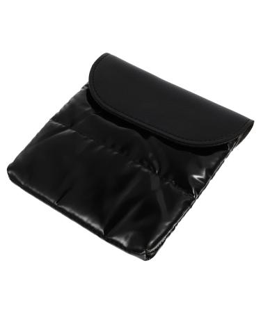 OHPHCALL 1STK Storage Pocket Travel M nz bag People Wet Pocket Organizer for women's bandages Small diaper bag Bag for menstrual ties down Mini button Travel black 13x13x2cm