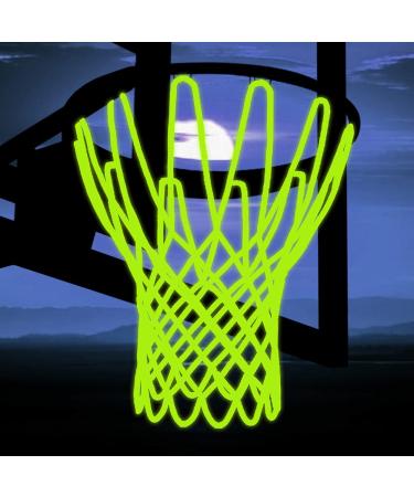 NEIJIANG Glow Basketball Net, Nightlight Basketball Net Luminous Outdoor Portable Sun Powered Sport Nylon